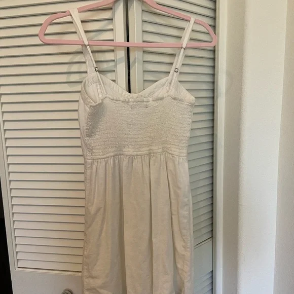 Abercrombie & Fitch White Linen Button Dress size XS summer dress - Picture 4 of 13